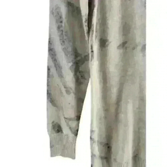 NWT NIC+ZOE Reversible Animal Print V Neck Ribbed Lightweight Sweater Cotton PP - Picture 3 of 7